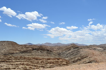 mountain landscape with blue sky