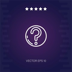 faq vector icon modern illustration