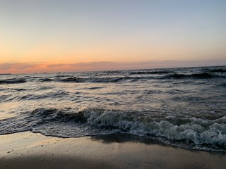 Fototapeta premium sunset on the beach