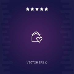 home vector icon modern illustration