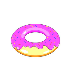 vector illustration of donuts
