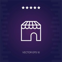 store vector icon modern illustration