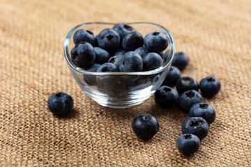 Fresh Blueberries antioxidant organic super food.
