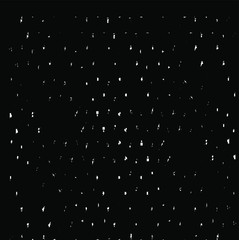 Rough, irregular texture composed of monochrome geometric elements. Overlay distressed grunge background. Abstract vector illustration. Isolated on white background. EPS10