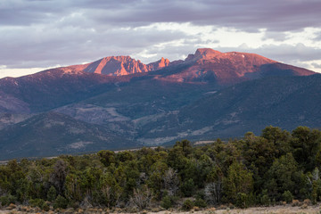 Beautiful Sunset Landscape of Great Basin National Park