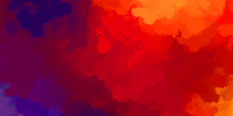 Wall art. Unique and creative illustration. Brush stroked painting. Abstract background of colorful brush strokes. Brushed vibrant wallpaper. Painted artistic creation.