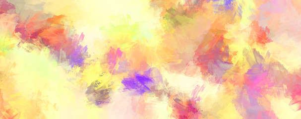 Artistic vibrant and colorful wallpaper.Brushed Painted Abstract Background. Brush stroked painting.
