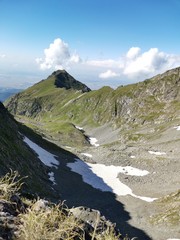 mountain landscape with lake