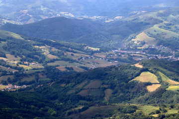 Fototapeta na wymiar Mountains of the Basque Country