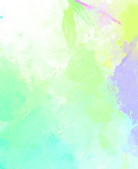 Brushed Painted Abstract Background. Brush stroked painting. Artistic vibrant and colorful wallpaper..