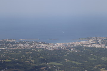 Aerrial view of the Aquitaine shore