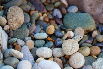 pebbles on the beach texture colour