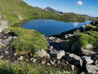 lake in the mountains