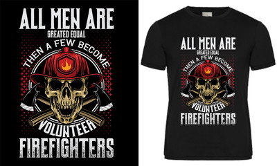 Firefighter t shirt design