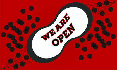 We Are Open For Business Reopening Existing Business