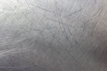 texture of scratched metal surface close up