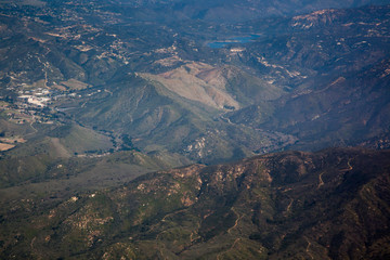Obraz premium Mountain landscape from above