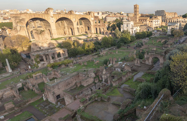 Views of the Roman Forum, Rome, Italy