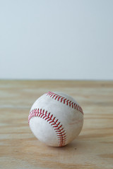 Baseball ball and bats for sports and athletics 