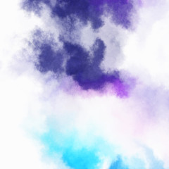 Watercolor painted background. Abstract Illustration wallpaper. Brush stroked painting. 2D Illustration.