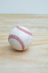 Baseball ball and bats for sports and athletics 