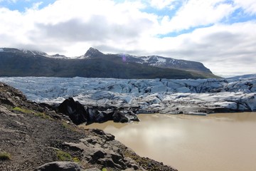 Fototapeta na wymiar Gletscher in Island