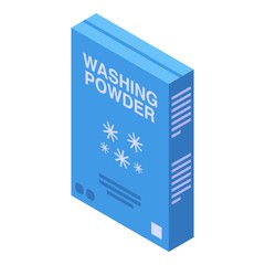 Dry cleaning washing powder icon. Isometric of dry cleaning washing powder vector icon for web design isolated on white background