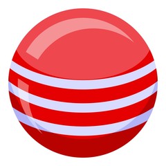 Ball bath toy icon. Isometric of ball bath toy vector icon for web design isolated on white background