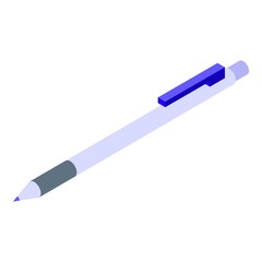 Benefit pen icon. Isometric of benefit pen vector icon for web design isolated on white background