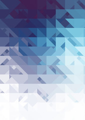 Intersecting shapes design on white background. Abstract minimalistic wallpaper. Colorful geometric template.