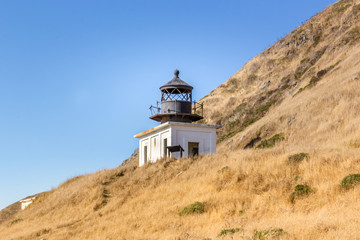 The abandoned Punta Gorda Lighthouse on the Lost Coast, California