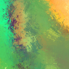 Fototapeta premium Brushed Painted Abstract Background. Brush stroked painting. Artistic vibrant and colorful wallpaper.