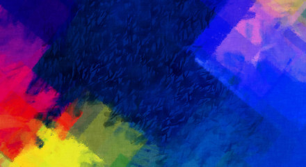 Modern art. Colorful contemporary artwork. Color strokes of paint. Brushstrokes on abstract background. Brush painting.