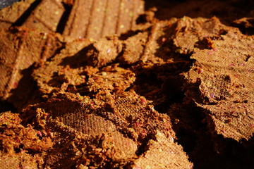 Apfelmaische von gepressten Äpfel aus Mühle