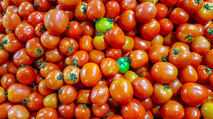 Fresh tomatoes, ingredient in many dishes, sauce, salad and drinks. 