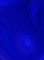 Fluid abstract background with colorful gradient. 2D illustration of modern movement.