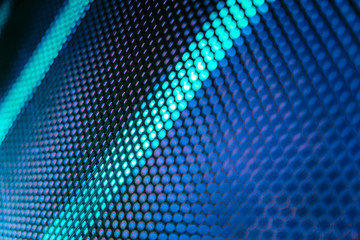 Fototapeta premium CloseUp LED blurred screen. LED soft focus background. abstract background ideal for design.