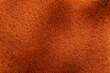 Organic red paprika powder - Text Space