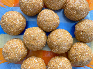 Traditional Turkish Food; Stuffed Meatballs,  Turkish known as 