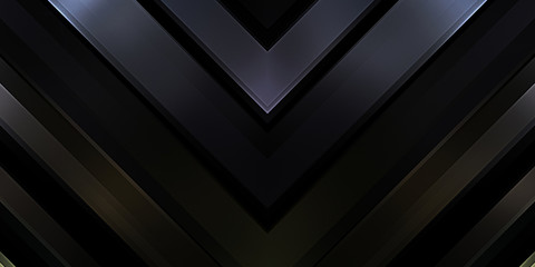 Abstract shining geometric lights background. Fractal symmetric graphic illustration. Intersecting glowing and shimmering bars.