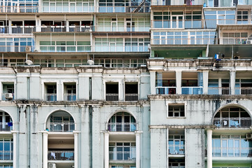 The certain building in Batumi, Georgia