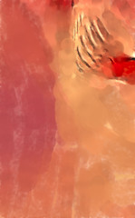 Modern art. Colorful contemporary artwork. Color strokes of paint. Brushstrokes on abstract background. Brush painting.