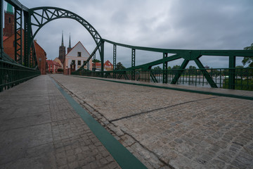 Cityscape of Wroclaw, the historical capital of Lower Silesia.