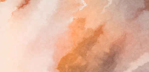 Watercolor painted background. Abstract Illustration wallpaper. Brush stroked painting. 2D Illustration.