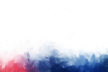 Painted composition with vibrant brush strokes. Textured colorful painting. Paint brushed wallpaper.