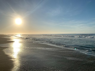 Fototapeta premium Playa en el amancer