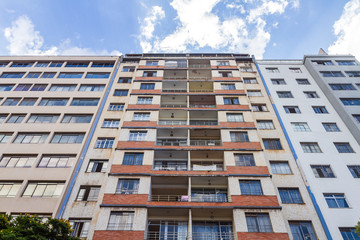 Degraded residential building in Belo Horizonte downtown