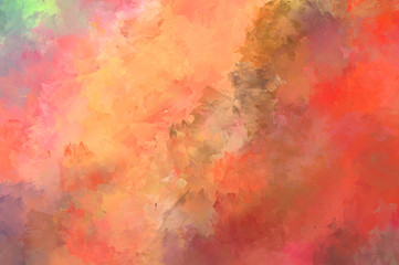 Artistic abstract background. Texture painted wallpaper. Creative illustration with strokes of paint. Brush pattern painting.