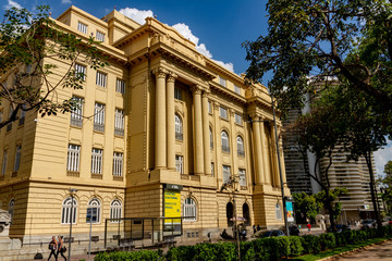 Cultural Center Building at Liberty Square in Belo Horizonte, Brazil