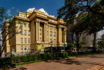 Cultural Center Building at Liberty Square in Belo Horizonte, Brazil